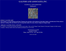 Tablet Screenshot of galindopsychology.com